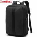 Cool Bell Solid Laptop Backpack With Charging Port FREE GIFT RAIN COVER. 