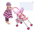 Stroller Toys with Doll And Carrier basket. 