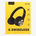 Black Color YX - 39 Noise Isolation 5.0 Wireless Bluetooth Headphone. 