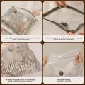 Rechargeable Pump Vacuum Bags 6/9 Pcs for Travel for Luggage and Suitcase Compression Space Saver for Clothes. 