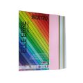 Brustro Elle Erre Coloured Card Stock Craft Paper A4 Size 220 GSM Pack of 9 Sheets. 