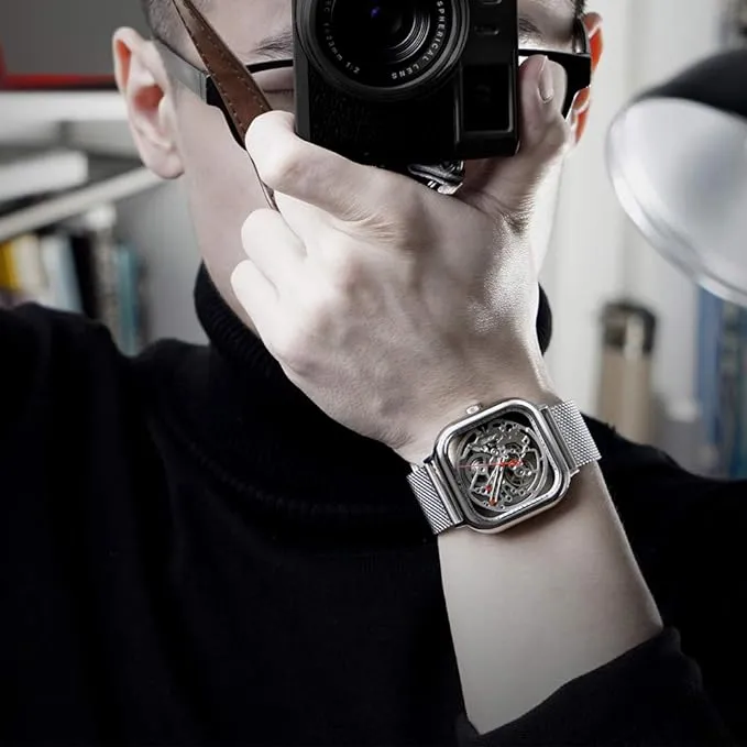 CIGA%20Design%20Full%20Hollow%20Analog%20Silver%20Dial%20Men's%20Watch%20-%20Image%205