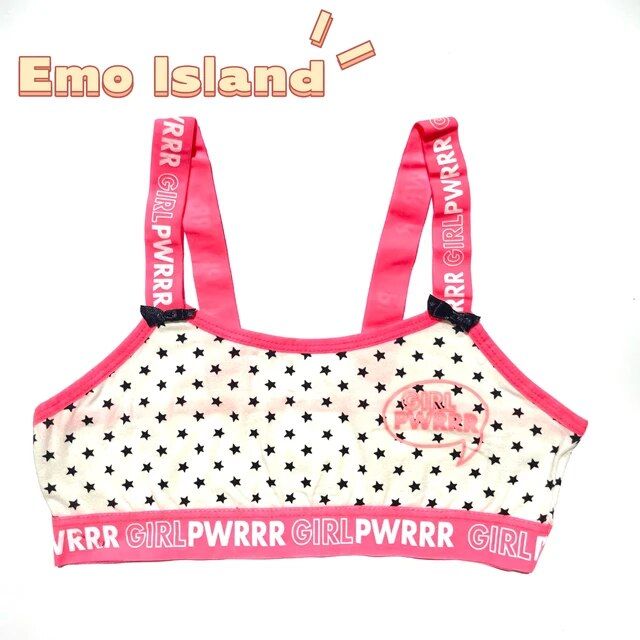 HOT%20Kid%20Training%20Bra%20Cotton%20Box%20Girls%20Sports%20Underwear%20Cute%20Export%20Quality%20European%20Inventory%20Teen%20Children%20Topic%20Vest%20Pink%20Star%20-%20Image%208