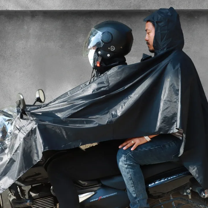 Black%20Polyester%20Bike/Scooter%20Water%20Proof%20Solid%20Rain%20Coat%20with%20Bag%20For%20Men%20%7C%20Rain%20Protection%20Double%20Rain%20Coat%20For%20Bike%20-%20Image%203