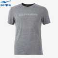 ERKE Crew Neck T-shirt L.Heather Grey For Men 11222291185-027. 