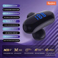 2025 New Phone Clamp Compatible Waterproof Earbuds Redmi♥ + Original ♥ Product + COD-F20 Wireless Headphones Fitness Bluetooth Noise Cancelling Ear LED Digital Display. 