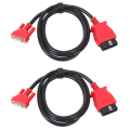 ARELENE 2X Car 6FT Snap on Scanner DA-4 Compatible OBDII OBD2 Data Cable for EDGE EESC320. 
