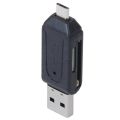 1 Pcs USB 2.0 + USB Mini OTG SD Card Reader & 1 Pcs E27 Smart Control Lamp Led RGB Light Dimmable. 