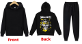 Mega Death Band Combo Printed Hoodie And Trouser For Men And Women. 