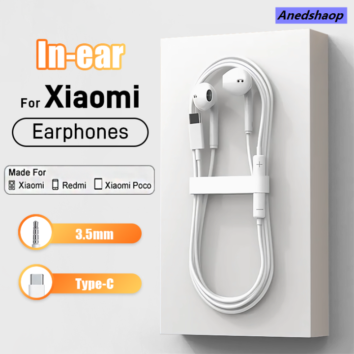 NEW%20Anedshaop%20Type%20C%20Wired%20Headphones%20For%20Xiaomi%2014%2013%2012%2011%20Pro%20Ultra%20Lite%203.5MM%20High%20Quality%20Earphone%20For%20Redmi%20POCO%20Huawei%20Samsung%20Phone%20Earbuds%20Headset%20-%20Image%203