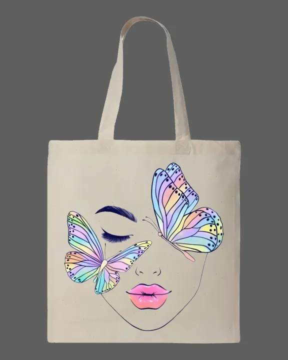 Minimalist%20Pastel%20Butterfly%20Face%20Line%20Art%20Printed%20%20Tote%20Bag%20%E2%80%93%20Eco-Friendly%20Cotton%20Shoulder%20Shopping%20Bag-White,%20Black%20-%20Image%202