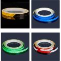 Kqueebee Reflective Tape Fluorescent Bike Bicycle Cycling Reflective Stickers Adhesive Tape Bike Stickers Bicycle Accessories Blue. 