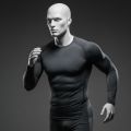 Sports Inner Compression For Men Black. 