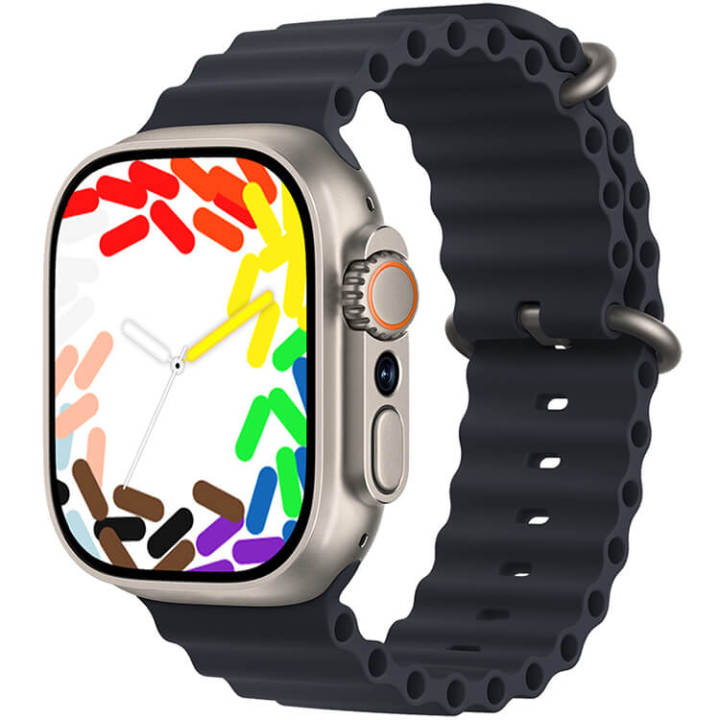 HK Ultra one Smart Watch 4G Sim Card Support with Side Camera, 2.2'Amoled Hd Display, 100 + Sports Mode, WiFi GPS, Video Calling, Smartwatch for Men and Women
