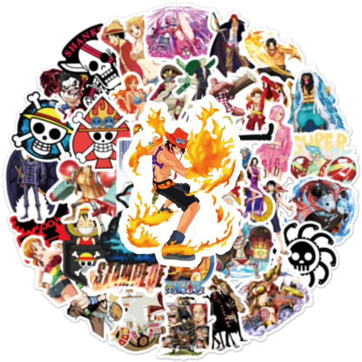 Artsy%20Home%2025/50/100%20Pcs%20One%20Piece%20Anime%20Stickers%20for%20Laptops%20and%20Skateboards%20Cellphone%20Guitar%20-%20Image%202