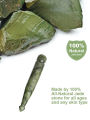 Aweisuan Hot Sale Natural Jade Stone Face Eye Massage Stick Jade Gua Sha Beauty Acupuncture Wand Natural Healing Stone Meridian Scraping Acupoint. 