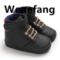 Wenefang Spring And Autumn Boy's Newborn Anti Slip Walking Shoes Comfortable 2025 New Baby HighTop Shoes Soft SoleComfortable Flat Shoes. 