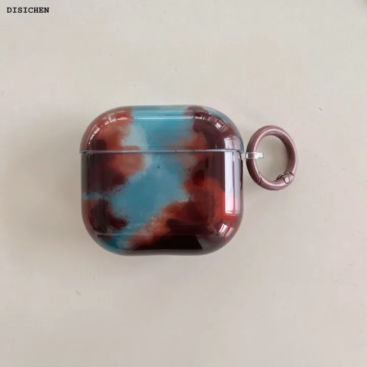 DISICHEN%20High%20Quality%20Anrushide%20Retro%20Fashion%20Blue%20Brown%20Amber%20Smudge%20Colour%20Mixture%20with%20Original%20Ring%20and%20Chair%20Pendant%20for%20AirPods%201%202%203%204%20Pro%20Pro2%20-%20Image%207