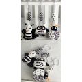 Black White Animal Wind Chimes Baby Toy Neonatal Vision Inspiring Trolley Wind 0-36 Months Baby Coax Artifact Owl. 