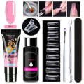 ml7-piece Crystal Extension Glue Set Straight Hair Nail Art Tools. 