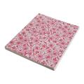 Red/Light Pink Floral Printed Nepali Paper Notebook. 