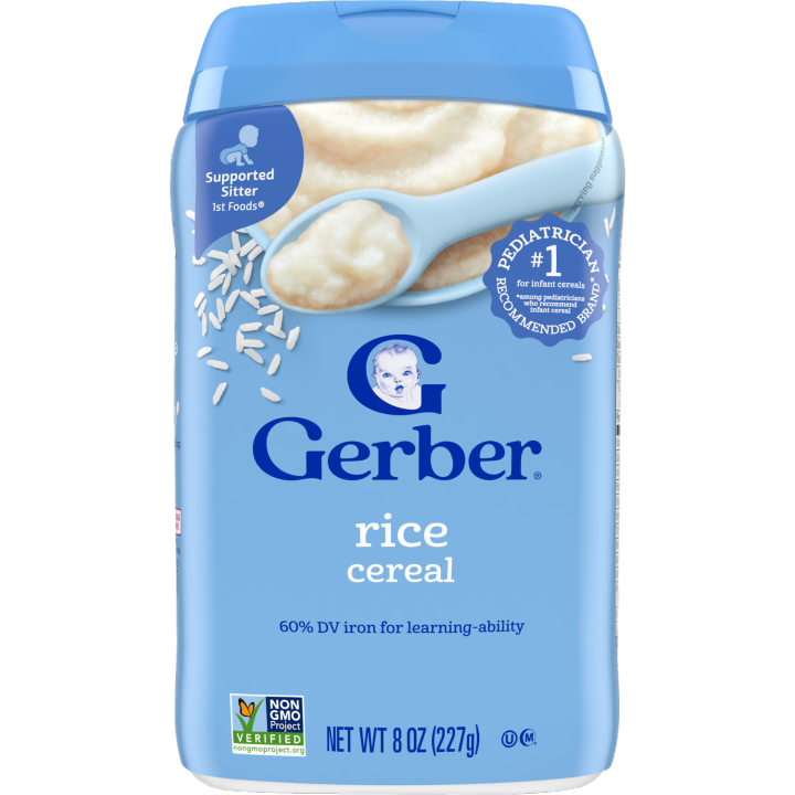 Gerber Rice Cereal for Baby, 1st Foods, 8 oz (227 g)