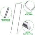 Ground Pegs,Garden Pegs Metal,Ground Pegs Garden,Garden Pegs for Netting, for Securing Fabric,Netting,Ground Sheets. 