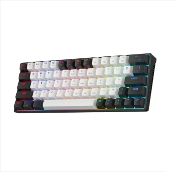 Zifriend KA646 64 Keys Blue Switch Wired RGB Mechanical Gaming Keyboard