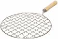 23cm Round SS Chapati Roster With Wood Handle. 