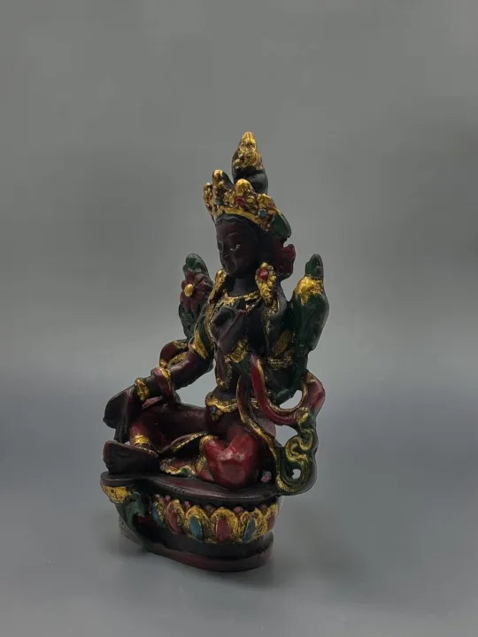 Green%20Tara%20Idol%2012%20cm,%20160g%20%E2%80%93%20Buddhist%20Goddess%20Statue%20for%20Home,%20Puja,%20Meditation%20&%20Decor%20-%20Image%205