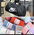 Gym Club Duffel Bag With 1Pcs Face Towel. 