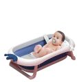 Crown Design Foldable Bathtub without Headrest Cushion Pillow for Children- Multicolor. 