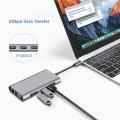 USB C Hub,10-in-1 Type C Multiport Adapter Dock With 4K HDMI, VGA, PD Charging, Gigabit Ethernet, 3 USB3.0 Port, SD/TF Card Reader Wide Compatible. 