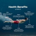 TrueBasics Heart Omega 3 Antarctic Krill Oil With Clinically Researched 100% Pure Krill Oil For Healthy Heart Reduces Cholesterol & Triglycerides. 