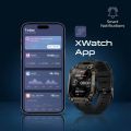 Promate Xwatch-S19 Rugged Smart Watch for Men, 1.95" Smartwatch with Bluetooth Calling, IP 67 Water Resistant, AI Voice Assistance, 100+Modes & Faces, 10+ Days Long Battery, Xwatch App. 