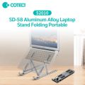 Coteci Aluminum Alloy Ultra-Slim Portable Stand For Tablet And Ipad. 