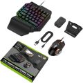 Mix Pro + 4 in 1 Mobile Game Combo Pack, Mobile Gamepad Controller, One Handed Gaming Keyboard, Mouse Converter, Adjustable Phone Stand Mix Pro+. 