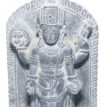 8" Stone Bishnu Statue. 