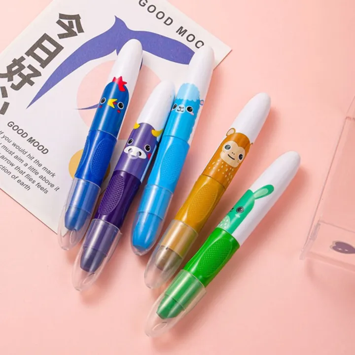 Cute%20Quick%20Dry%2012%20Color%20Drawing%20Pens%20Washable%20Water-Soluble%20Twistable%20Coloring%20Sticks%20Non-dirty%20Hand%20Painting%20Doodle%20Markers%20-%20Image%205