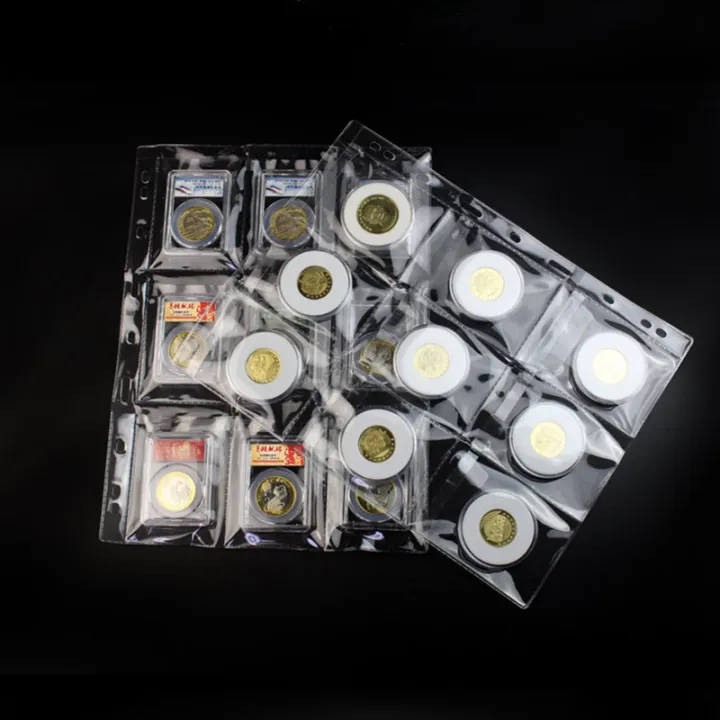 9/12%20Grids%20Classic%20Plastic%20Coin%20Holder%20Sheet%20Storage%20Collection%20Money%20Album%20Case%20For%20Collection%20Album%20Photo%20Storage%20-%20Image%204