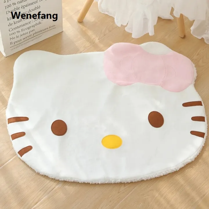 Wenefang%20Sanrio%20Hello%20Kitty%20Cartoon%20Cute%20Big%20Head%20Floor%20Mat%20Non-slip%20Soft%20Bargain%20price%20Bedroom%20Living%20Room%20Decor%20Miniso%20Decor%20Birthday%20Gifts%20For%20Girl%20-%20Image%203