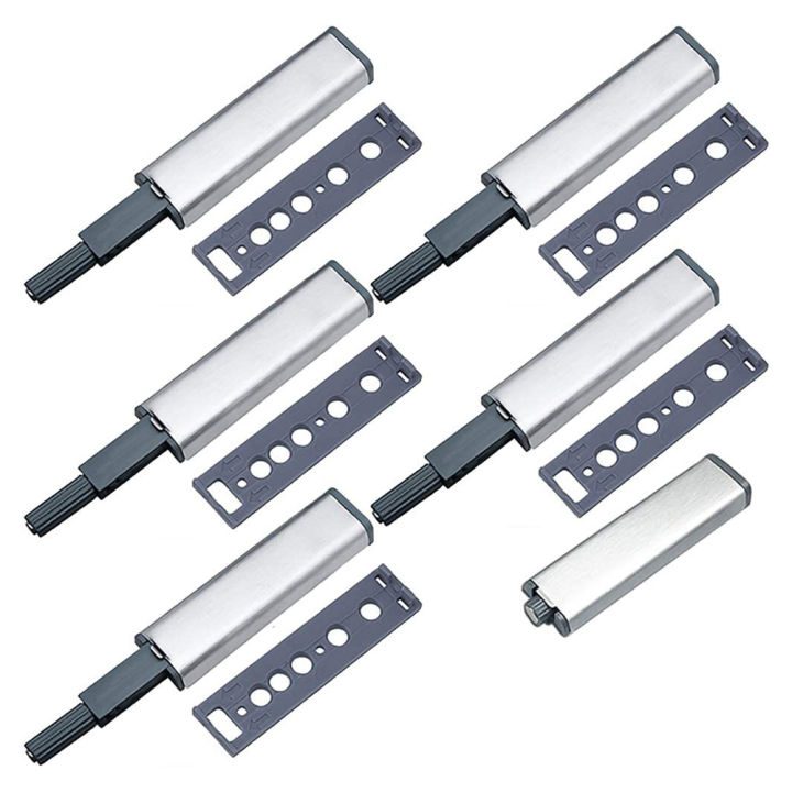 NCANRUI Push Latches for Cabinets 6 Pack Push to Open Cabinet Hardware Push Press Latch Kitchen Door Push Release Latch
