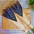 Wanhua Gift Xinjiang Ili Lavender British Orchid Bouquet Living Room Decoration Dried Flowers. 