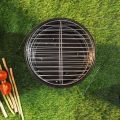 Round Barbeque Stand With Grill Foldable Camping Picnic Garden Festival Cooker Charcoal BBQ. 