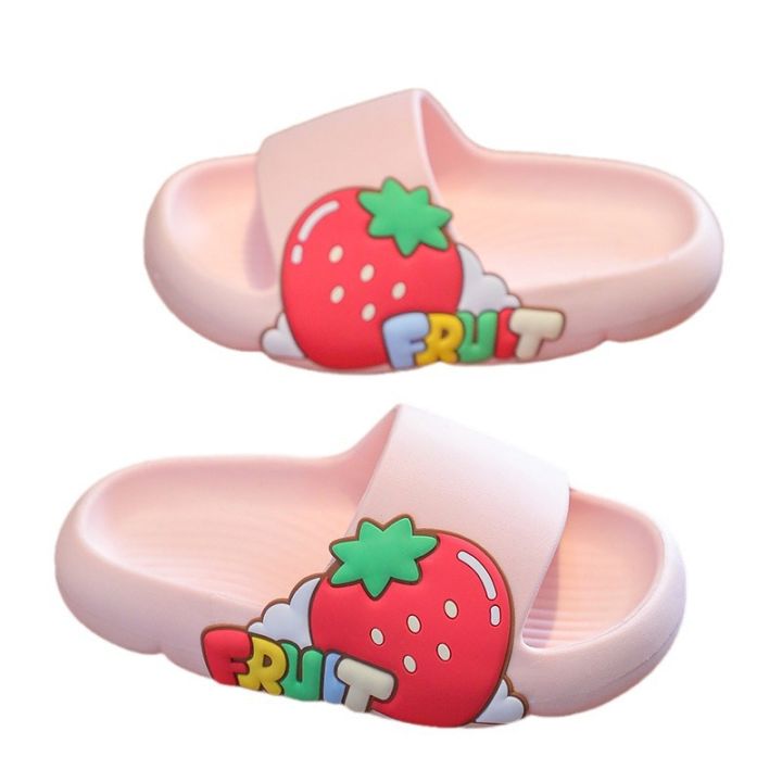 Children's Slippers Summer Girls' Outer Wear Thick-soled Indoor Home Bathing Non-slip Parent-child Small and Medium-sized Children's Baby Slippers