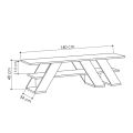 Tv Rack 140cm x 40cm x 34cm. 