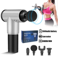 Fascial Gun Muscle Massage Gun | Deep Tissue Massager Electric Machine | 6 Speeds, 4 Heads, High Frequency Vibration. 