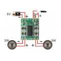 PAM8403 module mini digital amplifier board 2 * 3W Class D amplifier 2.5 to 5V USB power With Speaker. 
