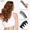 Sutuiying Barber Men Oil Head Wide Tooth Comb Shark Plastic Comb Hair Clipper New Curling Hairdressing Massage Comb Salon Barber Stlying Tools. 