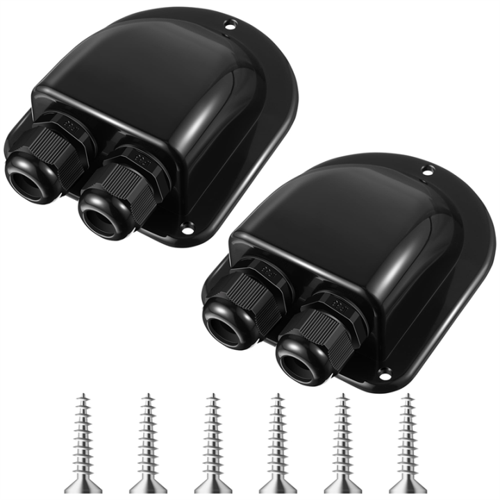 2 Pack Solar Cable Entry Gland,Solar Gland, Dual Cable Entry Housing ...